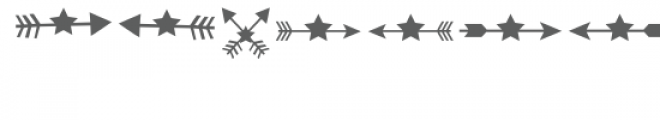 superstar arrows dingbat font Font UPPERCASE
