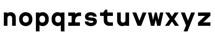 SUL MONO BOLD Font LOWERCASE