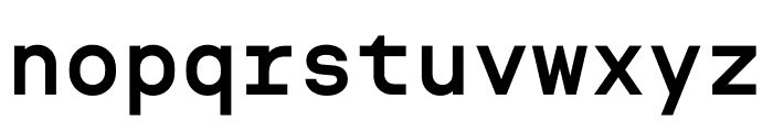 SUL MONO MEDIUM Font LOWERCASE