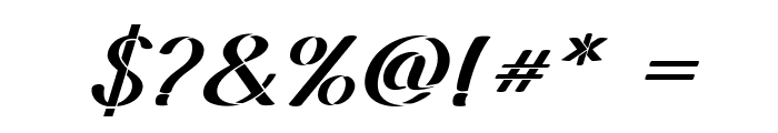Sugarpop-BoldItalic Font OTHER CHARS