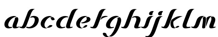 Sugarpop-BoldItalic Font LOWERCASE