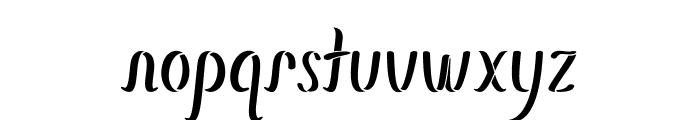 Sugarpop-CondensedRegular Font LOWERCASE