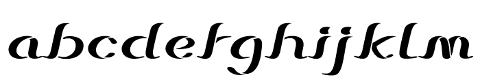 Sugarpop-ExpandedRegular Font LOWERCASE