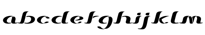 Sugarpop-ExtraexpandedBold Font LOWERCASE