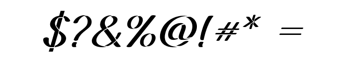 Sugarpop-Italic Font OTHER CHARS