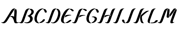 Sugarpop-Italic Font UPPERCASE