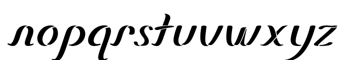 Sugarpop-Italic Font LOWERCASE
