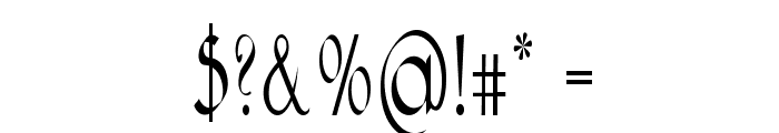Sundevalle-CondensedRegular Font OTHER CHARS