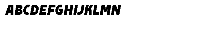 Suomi Sans Black Italic Font UPPERCASE