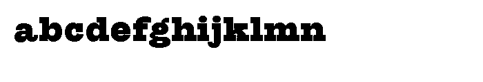 Suomi Slab Serif Black Font LOWERCASE