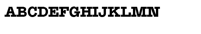 Suomi Slab Serif Bold Font UPPERCASE