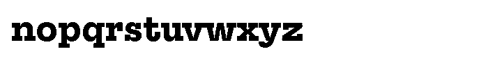Suomi Slab Serif Bold Font LOWERCASE