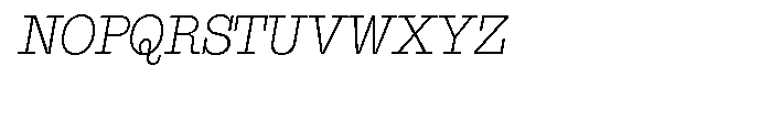 Suomi Slab Serif Light Italic Font UPPERCASE