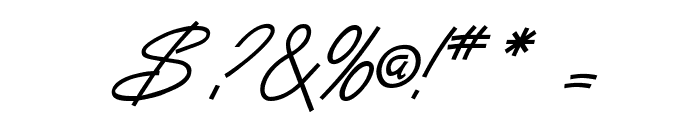 Surfer Italic Font OTHER CHARS