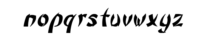 Suzume-BoldItalic Font LOWERCASE