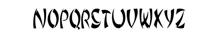 Suzume-CondensedRegular Font UPPERCASE