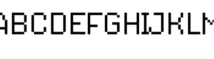 Supernormale Eight Large Regular Condensed Font UPPERCASE