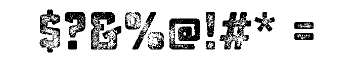 Sucrose Bold Four Font OTHER CHARS