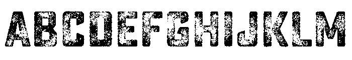 Sucrose Lo Res Bold Four Font UPPERCASE