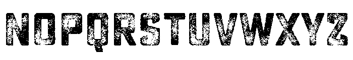 Sucrose Lo Res Bold Four Font UPPERCASE