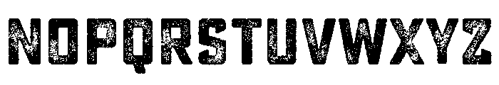 Sucrose Lo Res Bold Three Font UPPERCASE