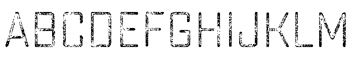 Sucrose Lo Res Four Font UPPERCASE