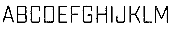 Sucrose Lo Res One Font UPPERCASE