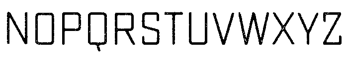 Sucrose Lo Res One Font UPPERCASE