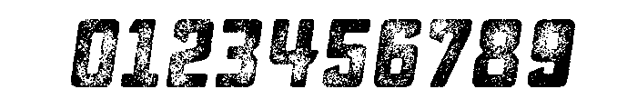 Sucrose Lo Res Slant Bold Four Font OTHER CHARS