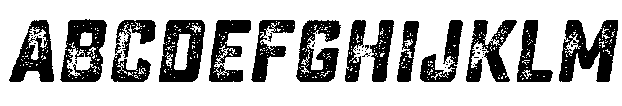 Sucrose Lo Res Slant Bold Three Font UPPERCASE