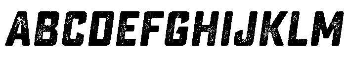 Sucrose Lo Res Slant Bold Two Font UPPERCASE