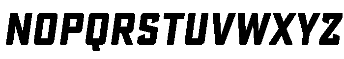 Sucrose Lo Res Slant Bold Font LOWERCASE
