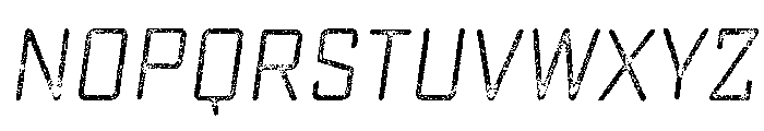 Sucrose Lo Res Slant Three Font LOWERCASE