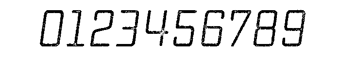 Sucrose Lo Res Slant Two Font OTHER CHARS