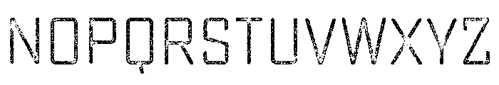 Sucrose Lo Res Three Font UPPERCASE