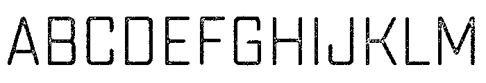 Sucrose Lo Res Two Font UPPERCASE