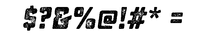 Sucrose Slant Bold Three Font OTHER CHARS