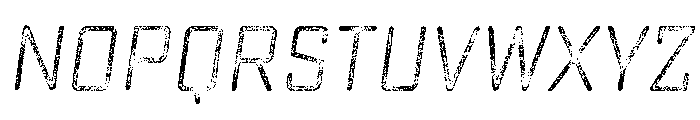 Sucrose Slant Four Font UPPERCASE