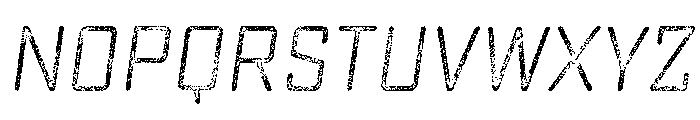 Sucrose Slant Four Font LOWERCASE