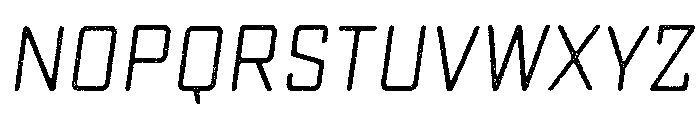 Sucrose Slant One Font UPPERCASE