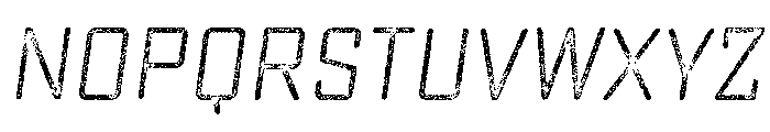 Sucrose Slant Three Font UPPERCASE