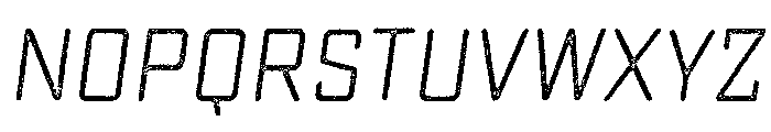 Sucrose Slant Two Font LOWERCASE