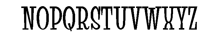 Suffer Bold Font UPPERCASE