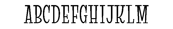 Suffer Regular Font UPPERCASE