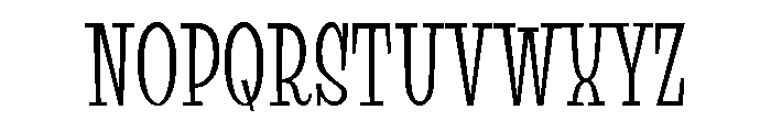 Suffer Regular Font UPPERCASE