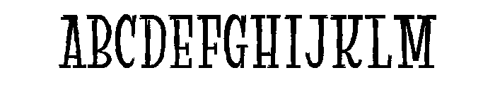 Suffer Rough Bold Font UPPERCASE