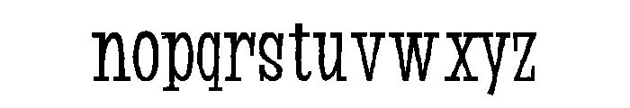 Suffer Rough Bold Font LOWERCASE