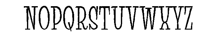 Suffer Rough Regular Font UPPERCASE