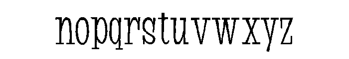 Suffer Rough Regular Font LOWERCASE