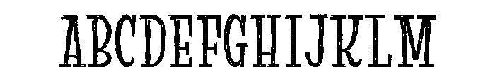 Suffer Scratch Bold Font UPPERCASE